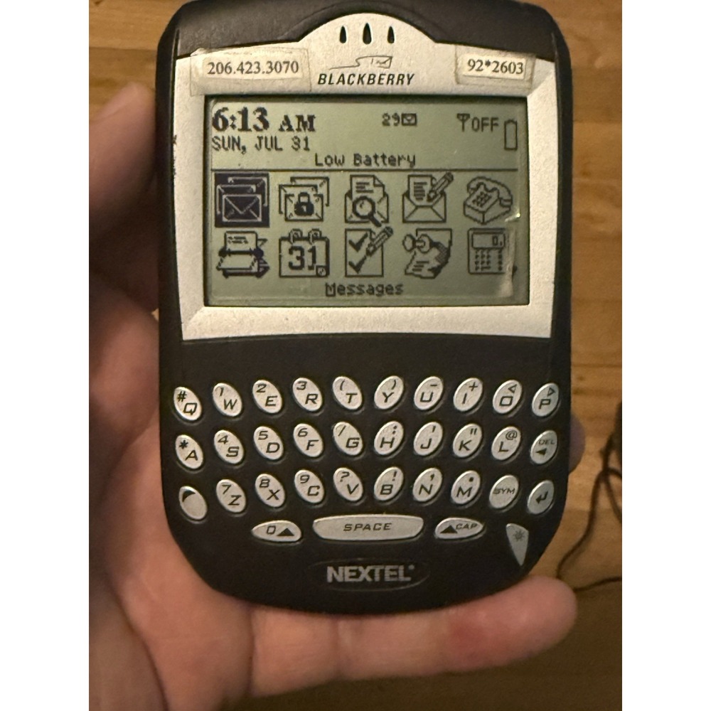 Blackberry Nextel Cellular SmartPhone  Model 6510 Vintage
